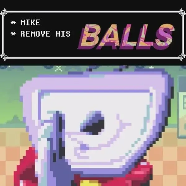 weird deltarune mashup