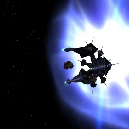 Spaceship Adventures: Coming From Out The Light Void.