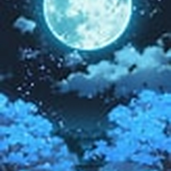 The moon.