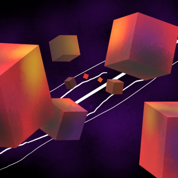 Blurred shapes