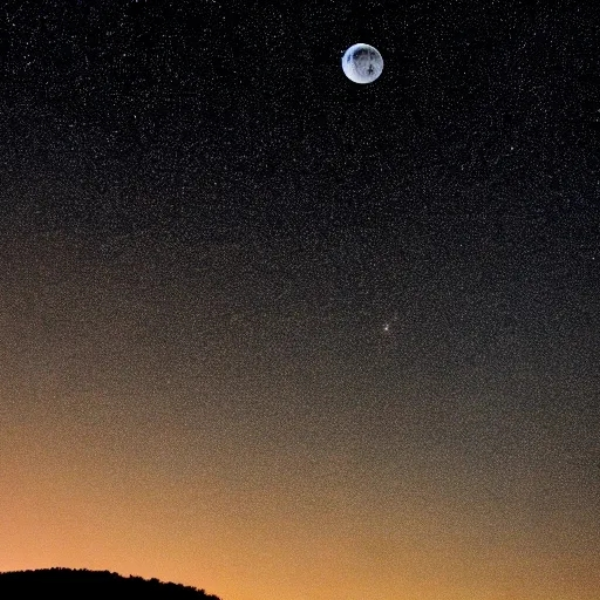 Night falls