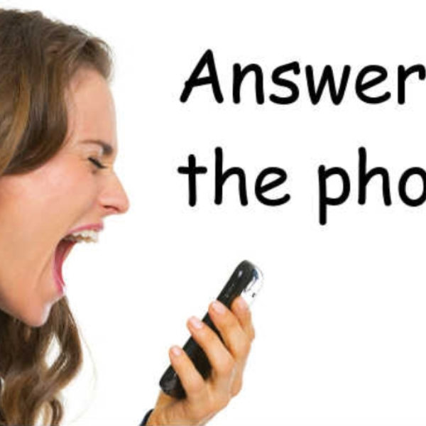 answer the phone