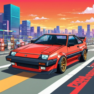 when you take your 86 to the spot and you see the mf tofu racer