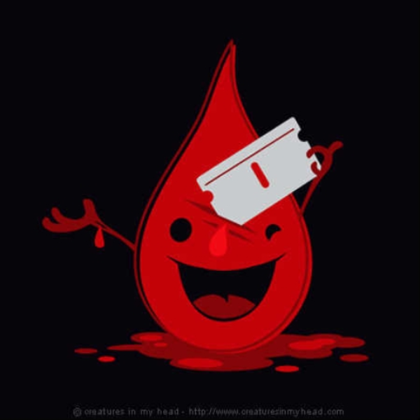 Bloody blade (Doberman & SKULL KID)