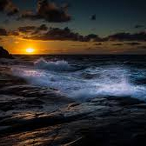 Empty void in the ocean