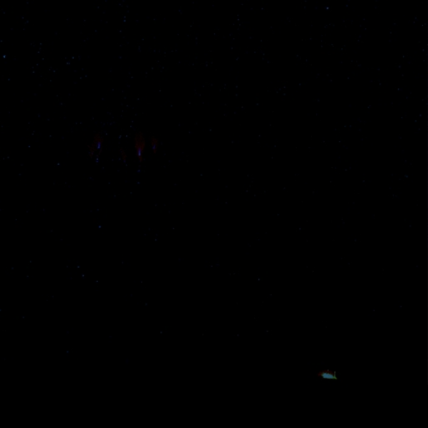 in total darkness, or in a very large room, very quietly