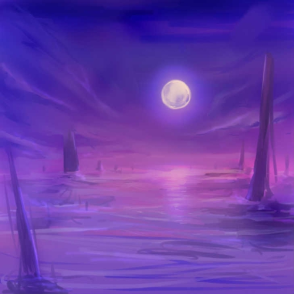 Crystal moon