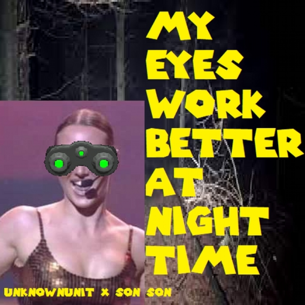 My eyes work better at night time (so i'm better off alone)