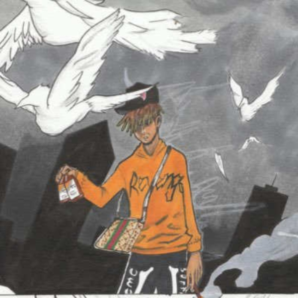 "DONT GIVE A DAMN"  Juice wrld x Lil Skies (Prod.