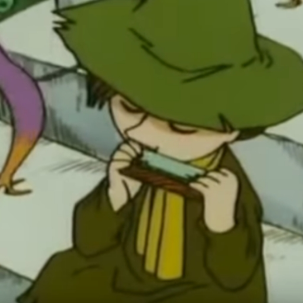 snufkin banging out the tunes