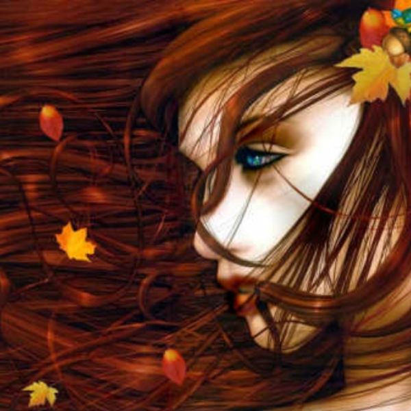 Falling leaf.