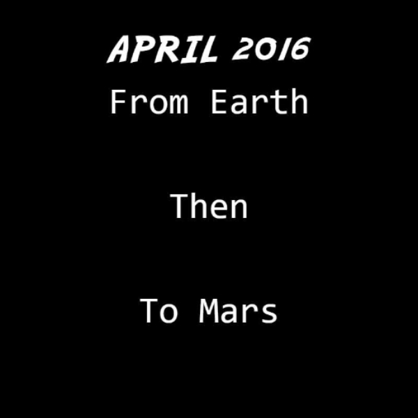 From Earth Then to Mars