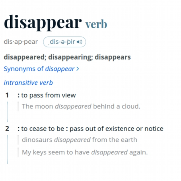 disappear (Snppt Vers.)