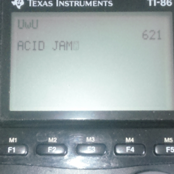 Acid jam