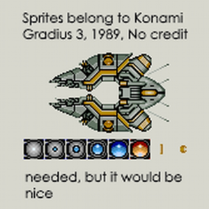 Gradius aircraft carrier cover