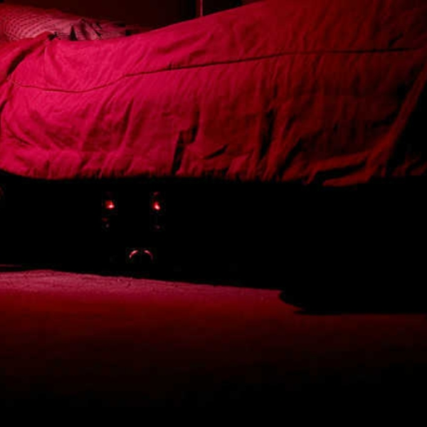 He's under the bed (Doberman & SKULL KID)