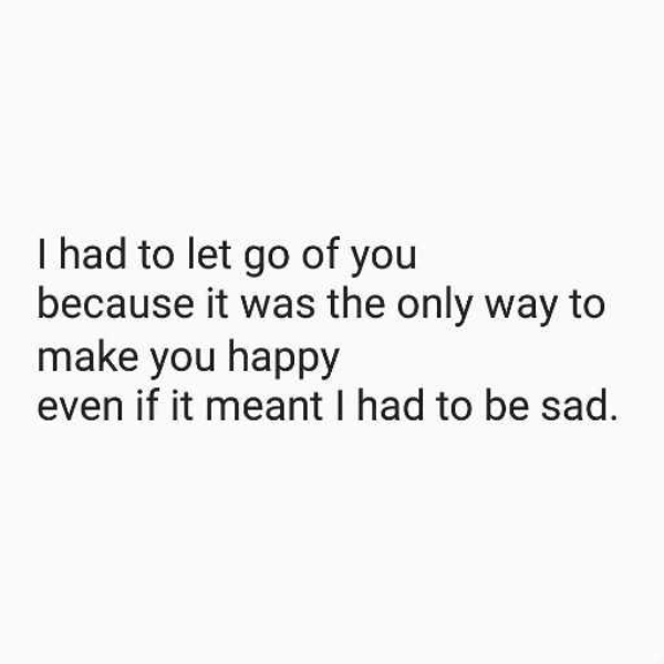 i had to let go of her