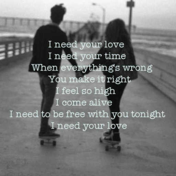 I Need Your Love {Remix}