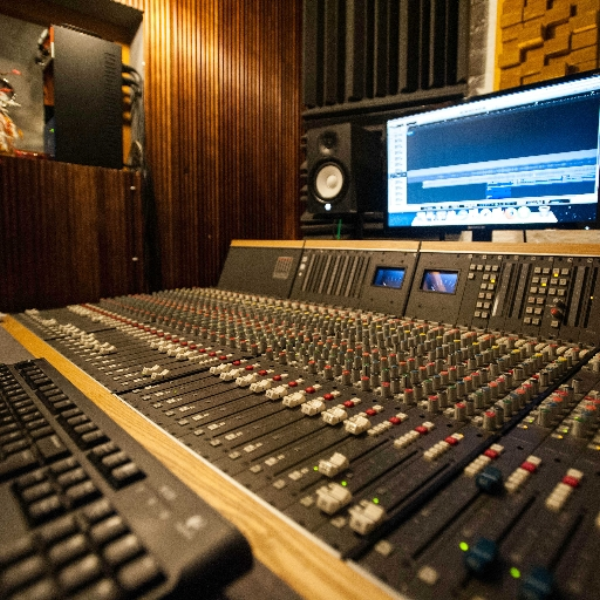 In the studio