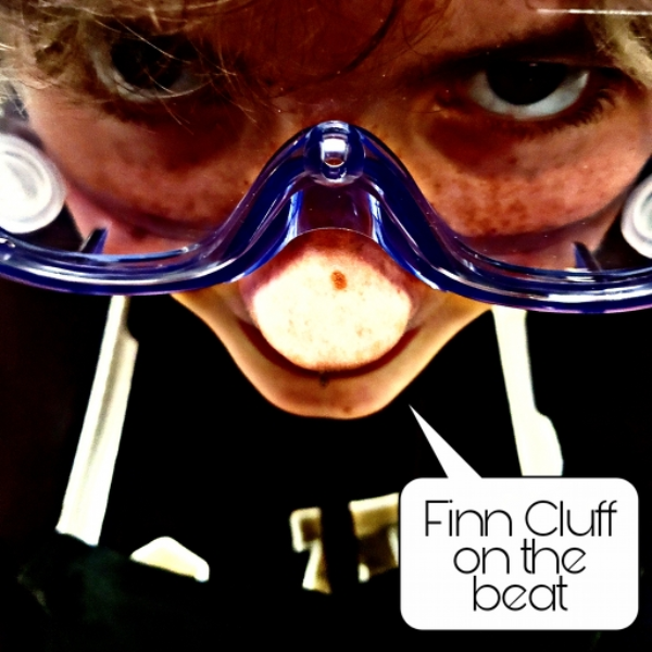Finn Cluff on the beat