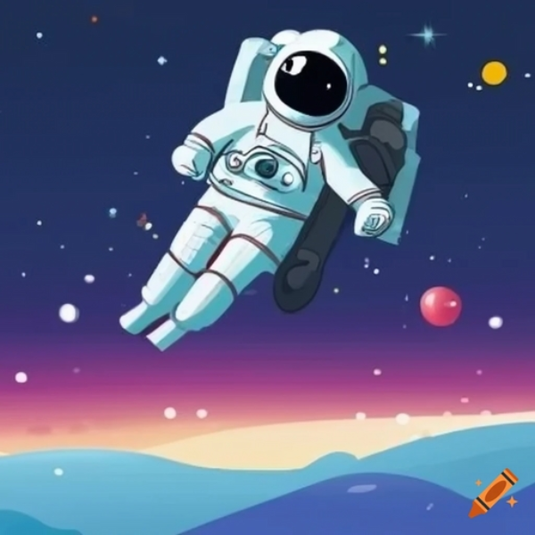 Astronaut Lost In Space