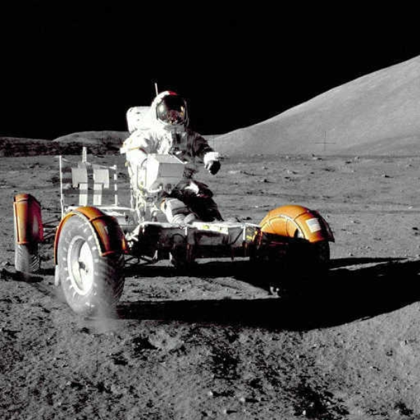 Morning Walk on the Moon.