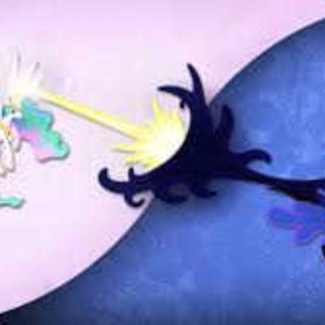 Nightmare Moon VS Princess Celestia