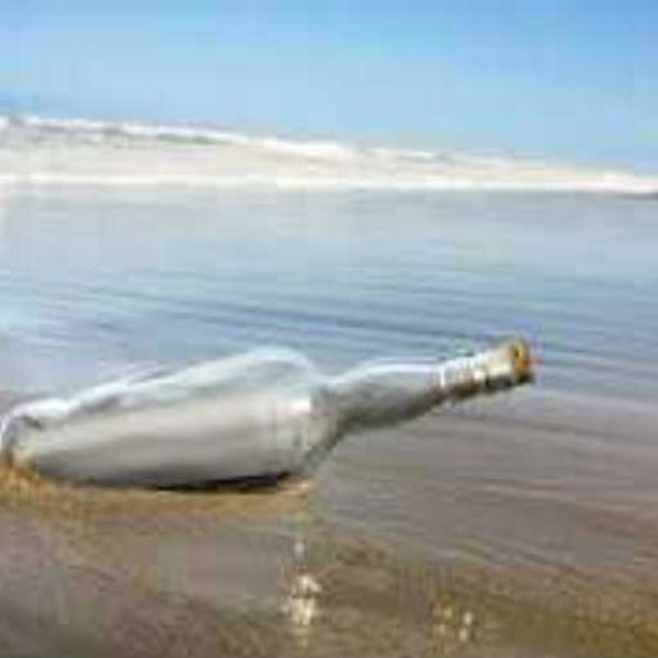 Note in a bottle