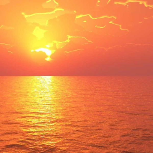 orange sea