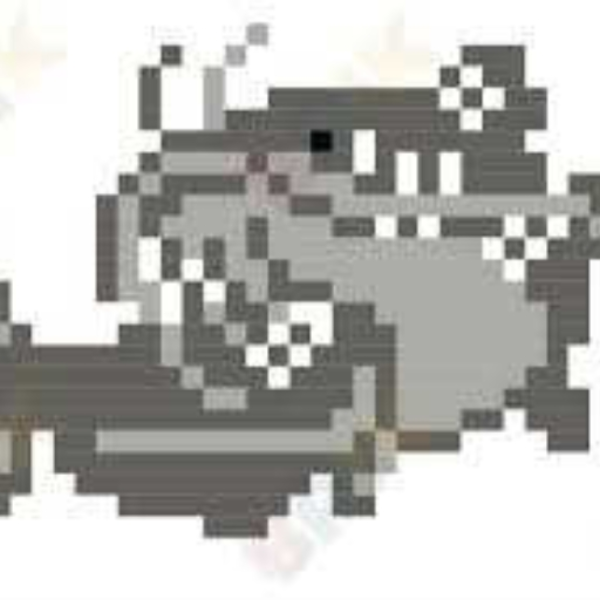 Pixelated catfish