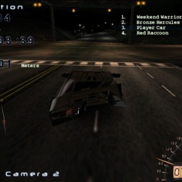 Racing at night