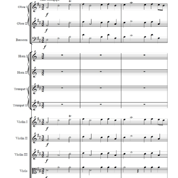Handel Suite in D major No 2