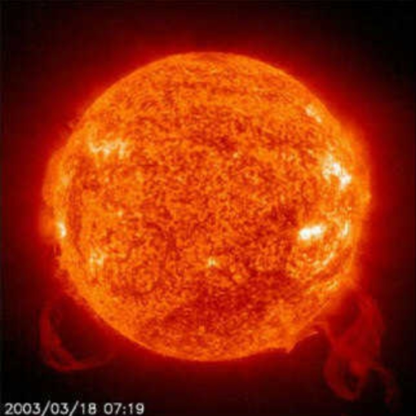 red sun