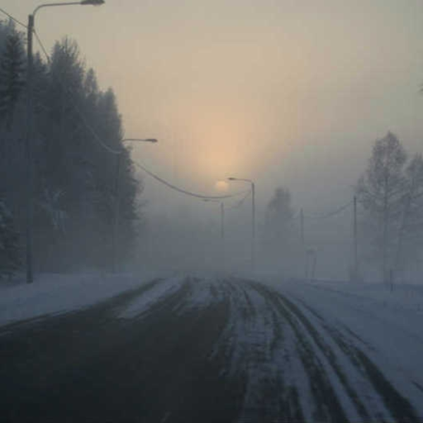 Snowy, Misty Road