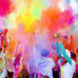 splash of color