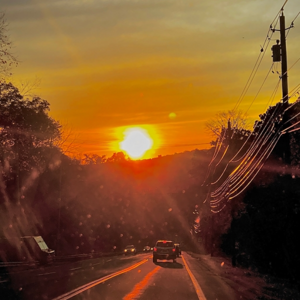 downhill