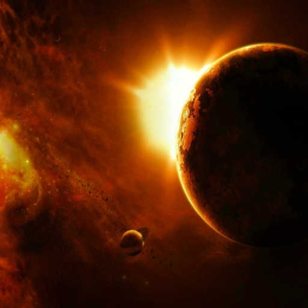The Earth Lost In Deep Space