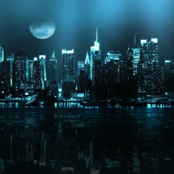 Ultramarine Cityscape (Collab with Frey)