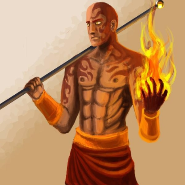 The Flame Monk