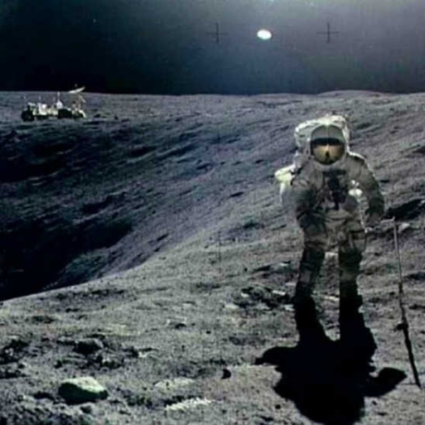 walking on the moon