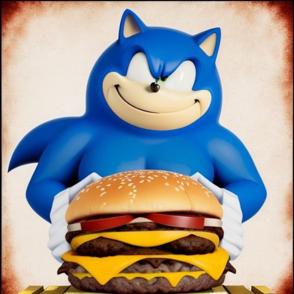 Sonic Has A SchizoPhrenic Seizure and Fucking Dies (AND EATS SO MANY BEESECHURGERS)