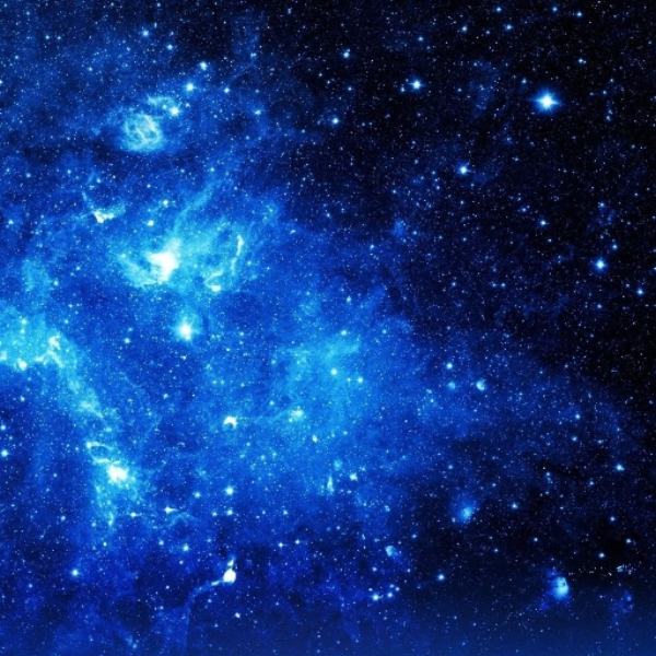 blue outer space