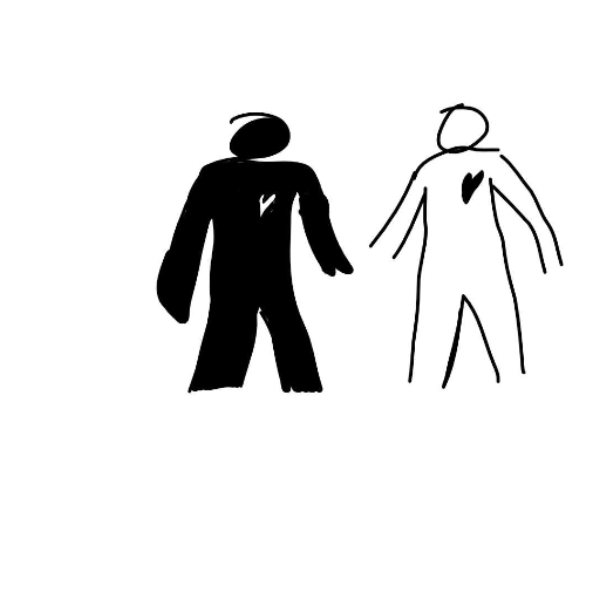 you and me
