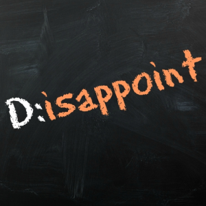 Disappoint