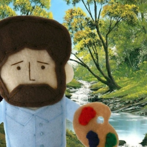 Bob Ross Acid Trip