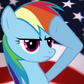 Saluting Pony