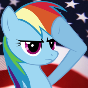 Saluting Pony