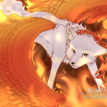 Baby White Fire Wolf